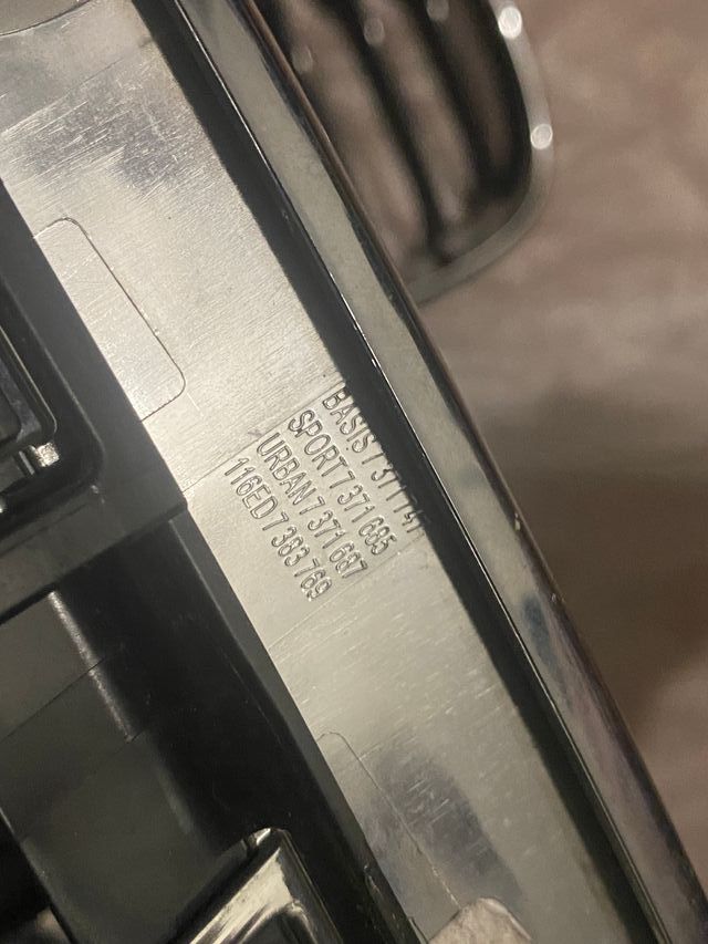 REJILLAS DELANTERAS BMW SERIE 1 F2