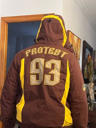 Chaqueta Protest 93 Marrón y Amarilla/de snowboard