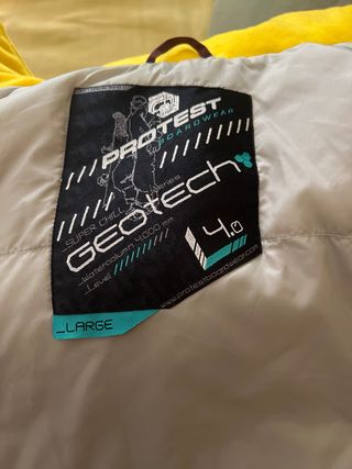 Chaqueta Protest 93 Marrón y Amarilla/de snowboard