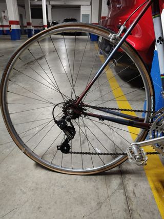 Bicicleta de carretera clásica