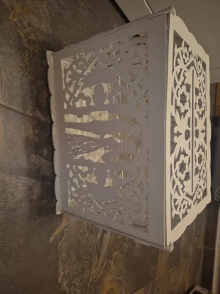 Boda Caja para cartas de boda blanca