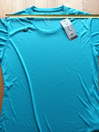 Camiseta Joma Azul turquesa flúor Talla 2XL Nuevo
