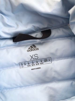 Plumas Adidas Azul Mujer