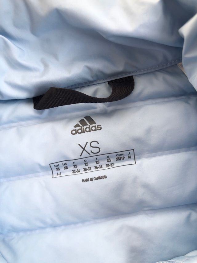 Plumas Adidas Azul Mujer