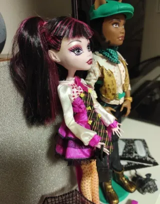 Draculaura y Clawd Wolf Monster High