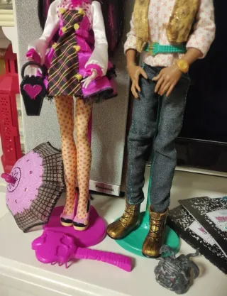 Draculaura y Clawd Wolf Monster High
