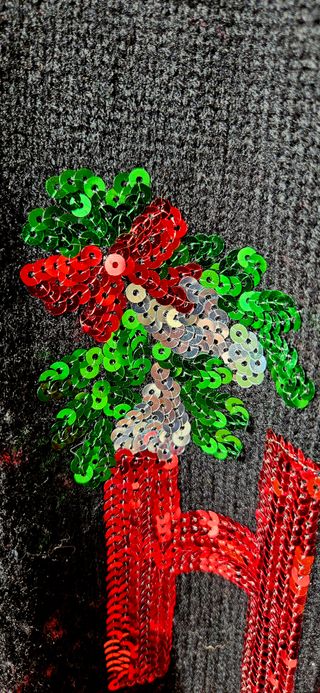 Jersey Navidad Ugly Xmas lentejuelas