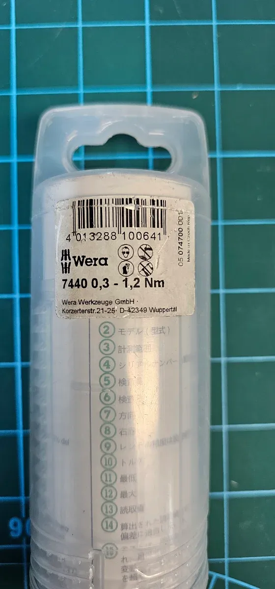 Destornillador dinamométrico Wera