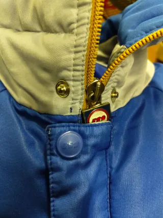 Chaqueta MONPLAY Nieve Azul/Amarillo