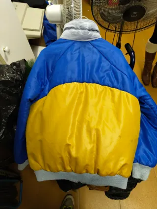 Chaqueta MONPLAY Nieve Azul/Amarillo
