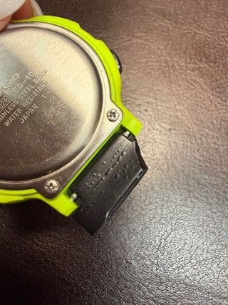 Casio LED-10 Vintage Digital Verde/Amarillo