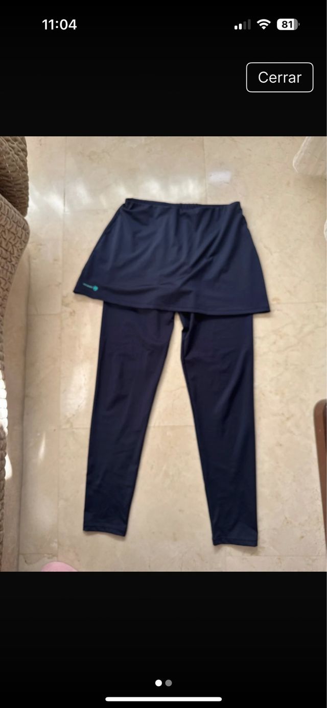 Falda pantalón padel azul marino Talla S