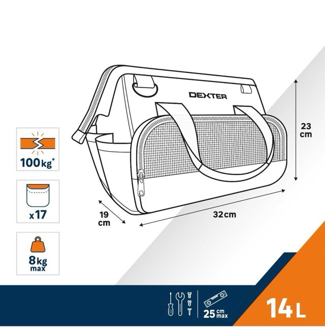 Bolsa de herramientas de 14L