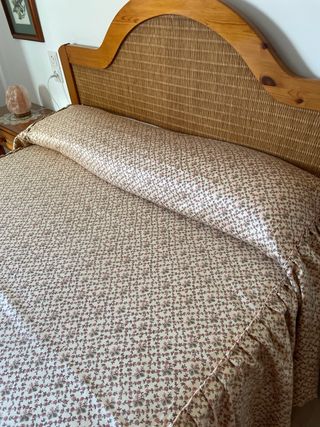 Colcha de entretiempo floral