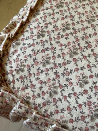 Colcha de entretiempo floral