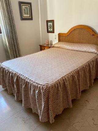 Colcha de entretiempo floral