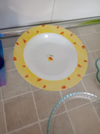 1 Fuente o Flanera o molde tarta o flan