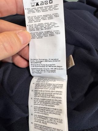 Polo Napapijri manga larga azul marino