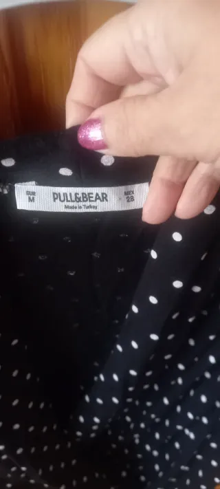 Body negro con topos blancos