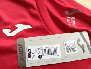 Camiseta Joma Roja mujer Talla 2XL Nueva