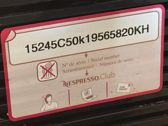 Cafetera Nespresso Blanca Krups