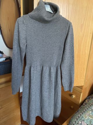 Vestito grigio 100% cashmere