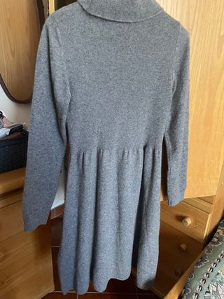 Vestito grigio 100% cashmere