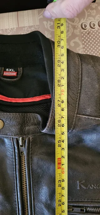 Chaqueta Piel Moto Búfalo Vintage 5XL