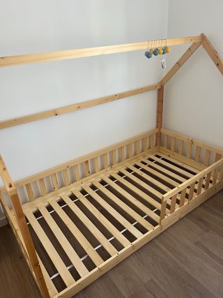 Cama nido casa madera 90