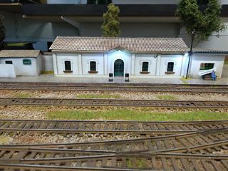 Estación FFCC Obejo Maqueta