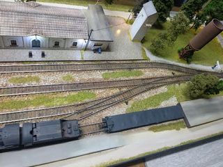 Estación FFCC Obejo Maqueta