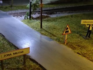 Estación FFCC Obejo Maqueta