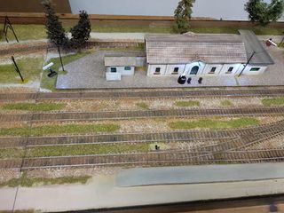 Estación FFCC Obejo Maqueta