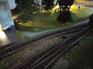 Estación FFCC Obejo Maqueta