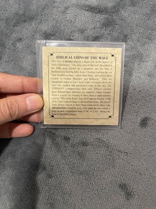 Tetradracma Bronce Azes II - Moneda Biblica