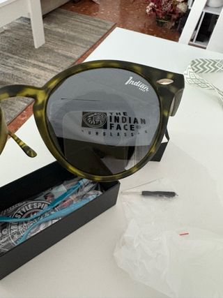 Gafas de sol Indian Face Carey Verde Nuevas