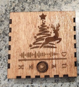 Magnete Natalizio Artigianale con Kit Musicale