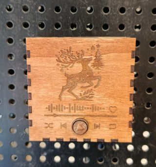 Magnete Natalizio Artigianale con Kit Musicale