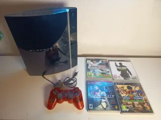 Console Playstation 3 + 4 giochi