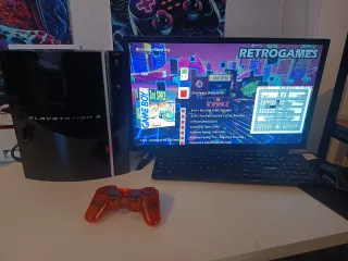 Console Playstation 3 + 4 giochi