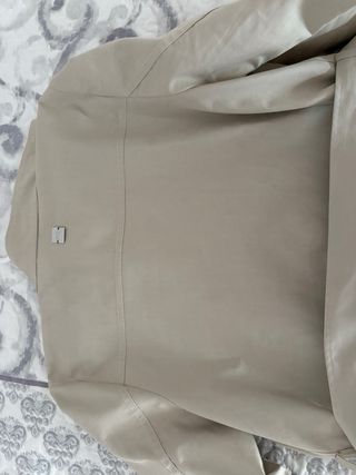 Chaqueta Gabardina Purificación García Beige Talla