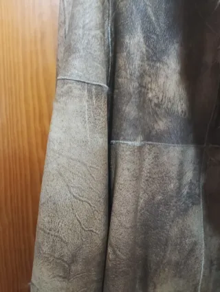 Abrigo de piel y pelo