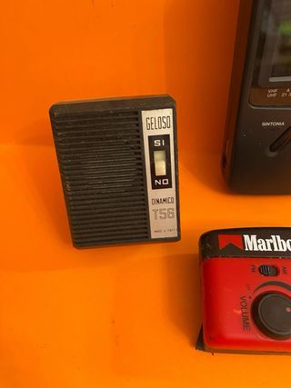 Radio Vintage Casio e Marlboro