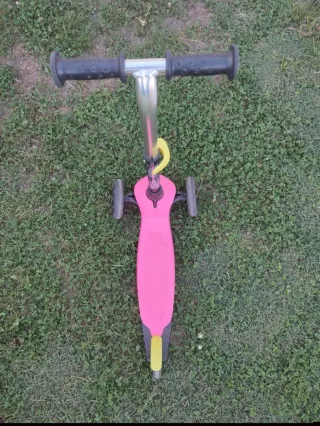 Patinete infantil 3 ruedas rosa