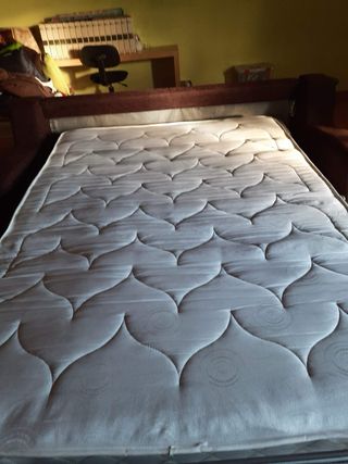 Sofá Cama Tela Marrón