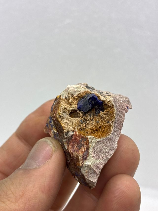 Minerale Naturale di Azurite da Kerrouchen