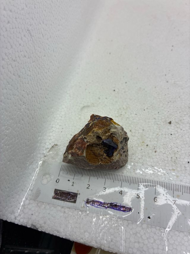 Minerale Naturale di Azurite da Kerrouchen