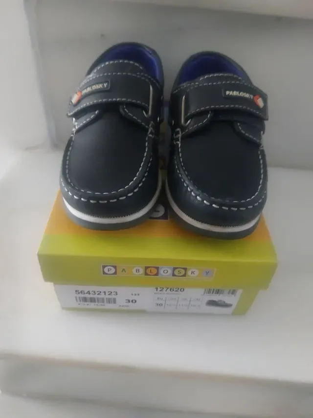 Náuticos Pablosky Azul Marino Talla 30.SOLO UN USO