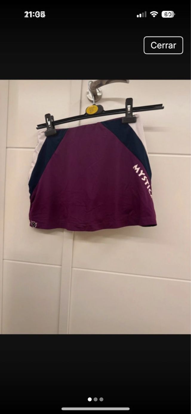 Falda Padel Mystica Talla S Morada