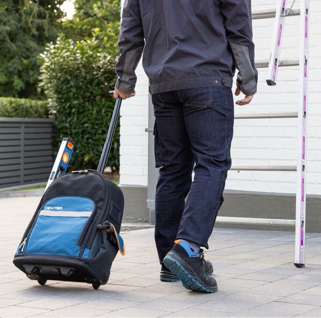 Mochila para herramientas con ruedas de 40 litros